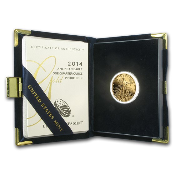 2014-W 1/4 oz Proof Gold American Eagle (w/Box & COA) 2014-W 1/4 oz Proof Gold American Eagle (w/Box & COA)